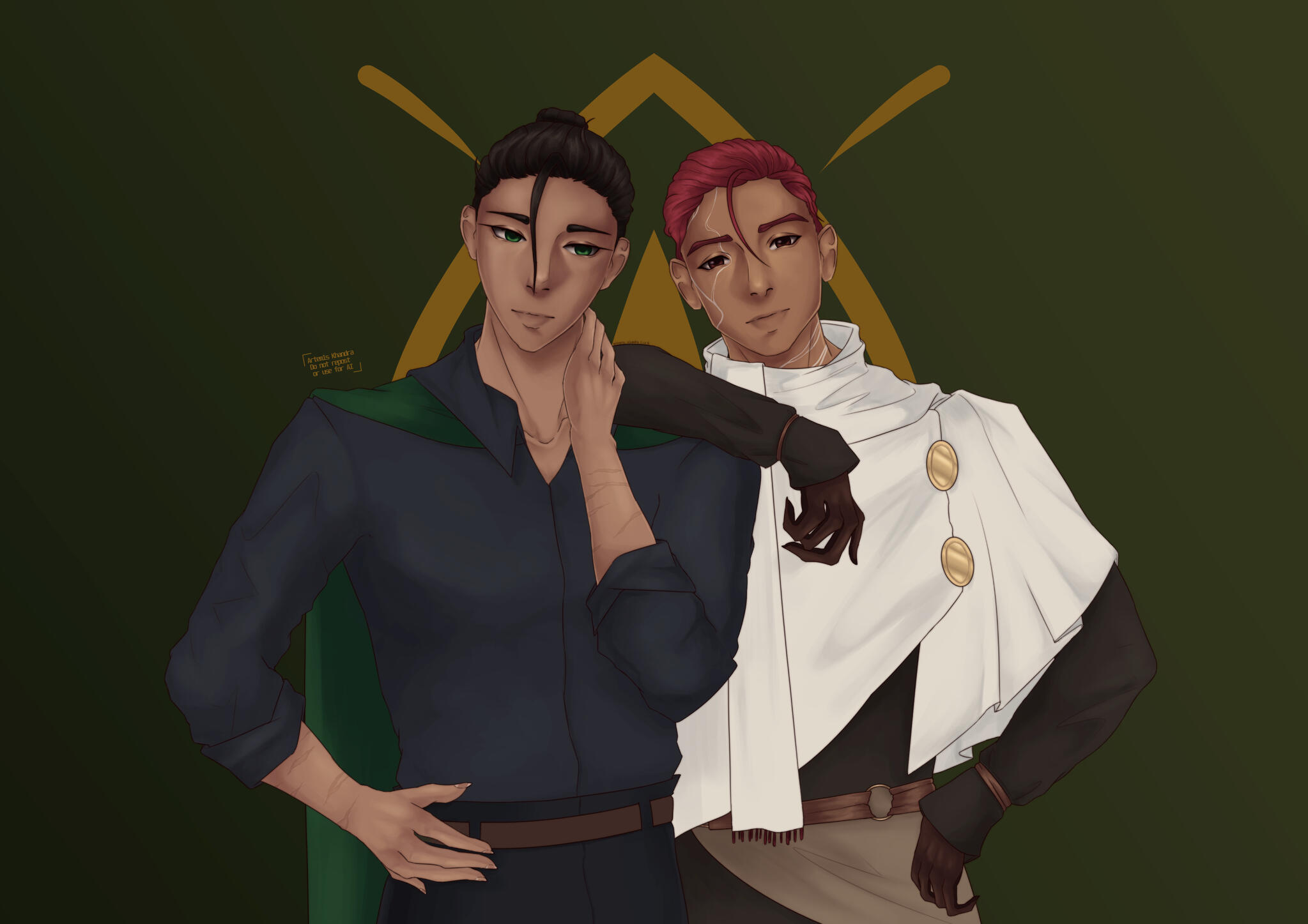 Enver and Seb (Stars end, @uintiie)